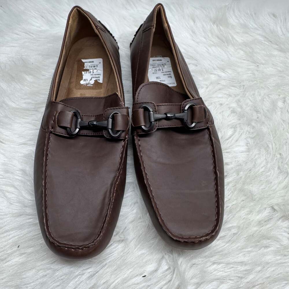 Kenneth Cole Reaction Dawson Bit Driver Loafer Men's Size 7 Espresso‎ New